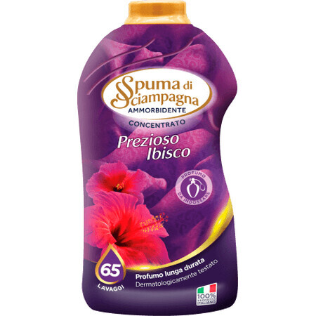 Spuma di Sciampagna Espuma concentrada para la colada ibiscus precioso 65 lavados, 1300 ml