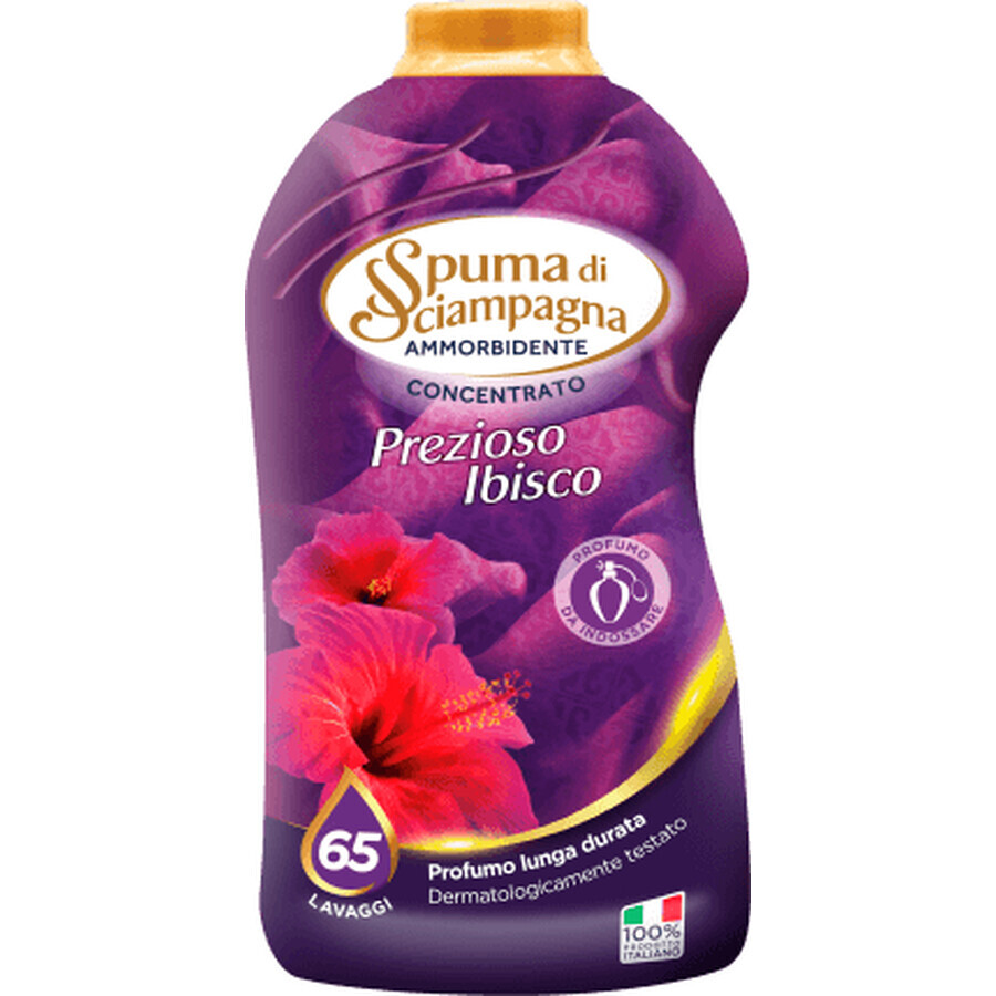 Spuma di Sciampagna Balsamo bucato concentrato prezioso ibisco 65 lavaggi, 1300 ml