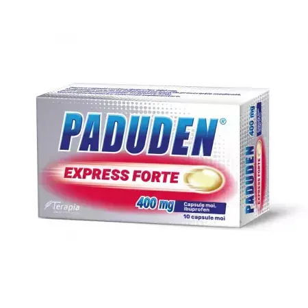 Paduden Express Forte 400 mg 10 softgels, Therapy