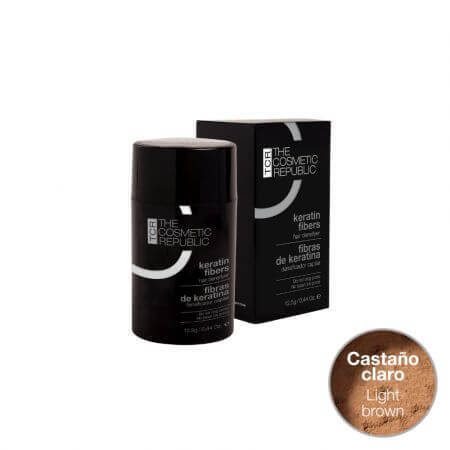 Natural Keratin Fibre Light Brown, 12.5 g, The Cosmetic Republic