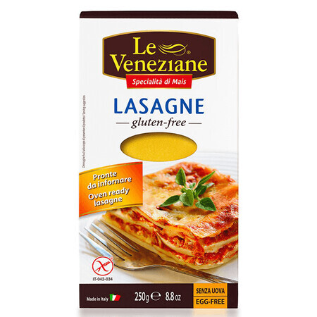 Hojas de lasaña, 250 g, Le Veneziane