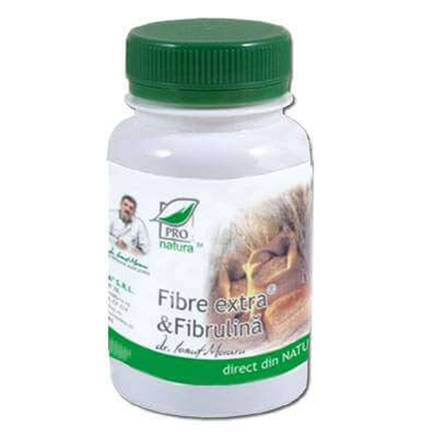 Extra Fibra y Fibrulina, 60 comprimidos, Pro Natura