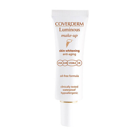 Leuchtende Foundation Spf 50, F2, 30 ml, Coverderm