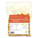 Anacardos ecológicos con tamari y cúrcuma, 250 g, Managis