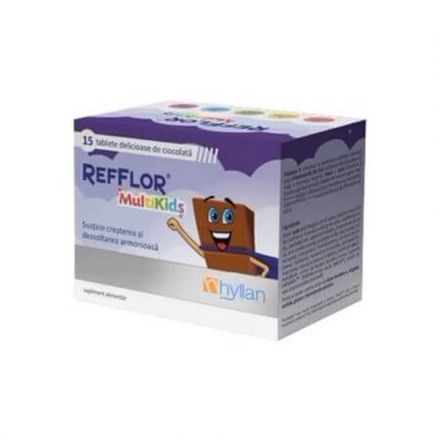 Refflor Multikids, 15 tabletten, Hyllan