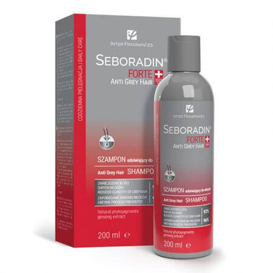 Shampoo Antiscuramento, 200 ml, Seboradin Forte