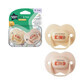 Chupetes ortod&#243;nticos Anytime, 0 - 6 meses, Beige, 2 pzs, Tommee Tippee