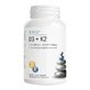 Vitamine D3 + Vitamine K2, 30 gélules, Alevia