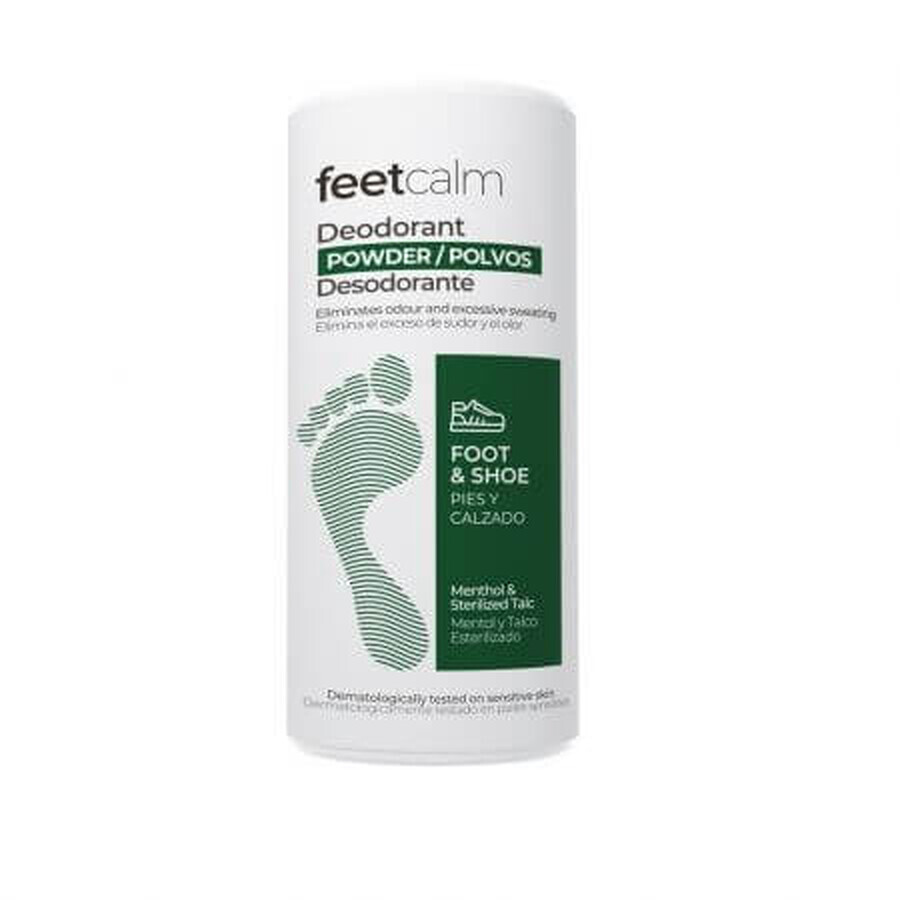 Poudre déodorante pour les pieds, 100 g, Feet Calm