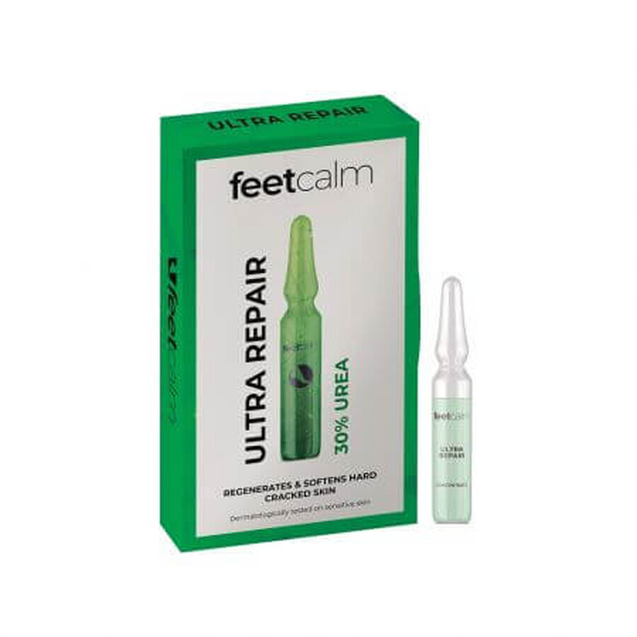 Feet Calm 30% Urea Viales, 7 viales x 2 ml