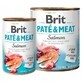 Pate &amp;amp; Meat comida h&#250;meda para perros con salm&#243;n, 800 g, Brit