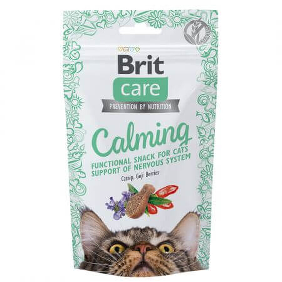 Recompensas para ayudar al sistema nervioso de los gatos Brit Care Snack Calming, 50 g, Brit