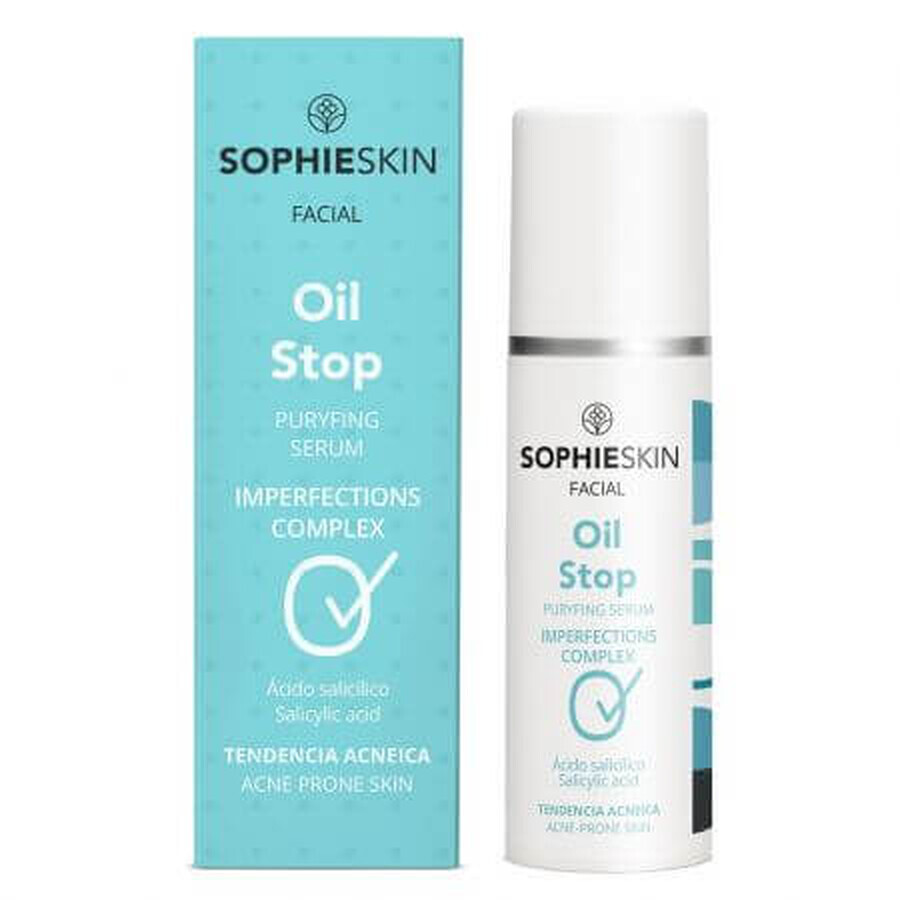 Sérum purificante para pieles con tendencia acneica Oil Stop, 30 ml, Sophieskin