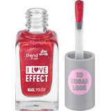 Trend !t up Effect Nagellak 020 Rood Glitter, 8 ml