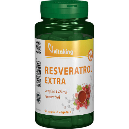 Resveratrol extra - 90 cápsulas vegetales, Vitaking