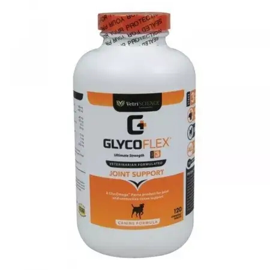 Suplemento articular para perros Glycoflex 3, 120 comprimidos, Vetri Science