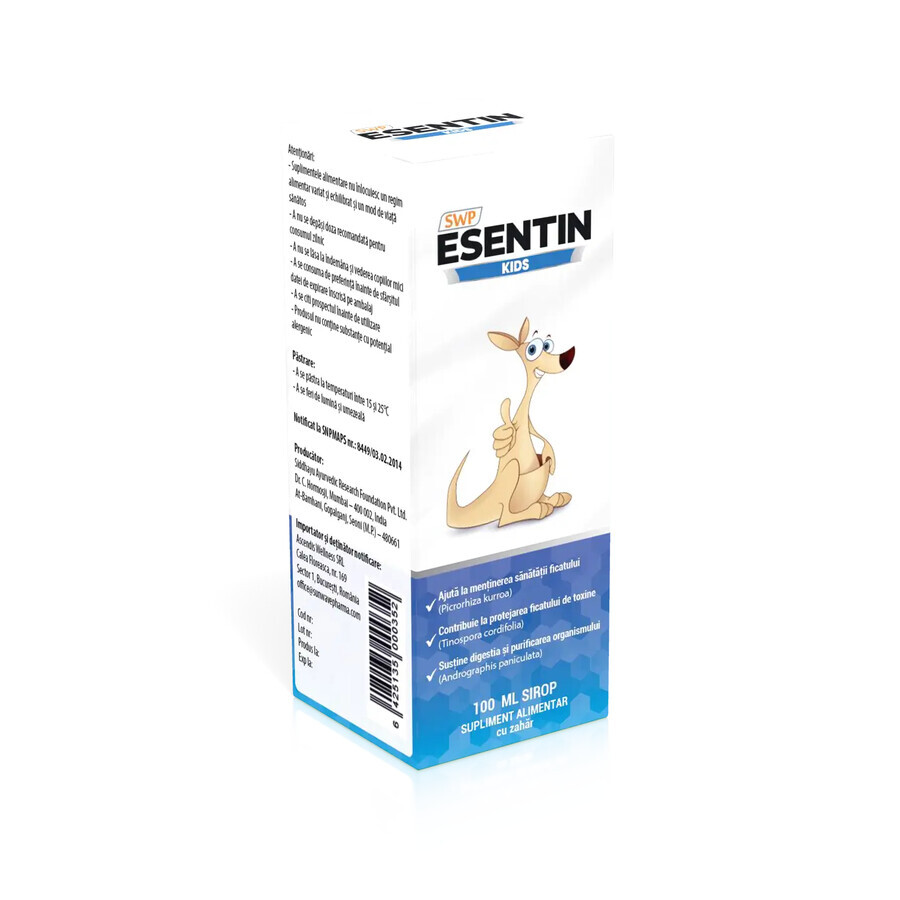 Sirop Esentin Kids, 100 ml, Sun Wave Pharma