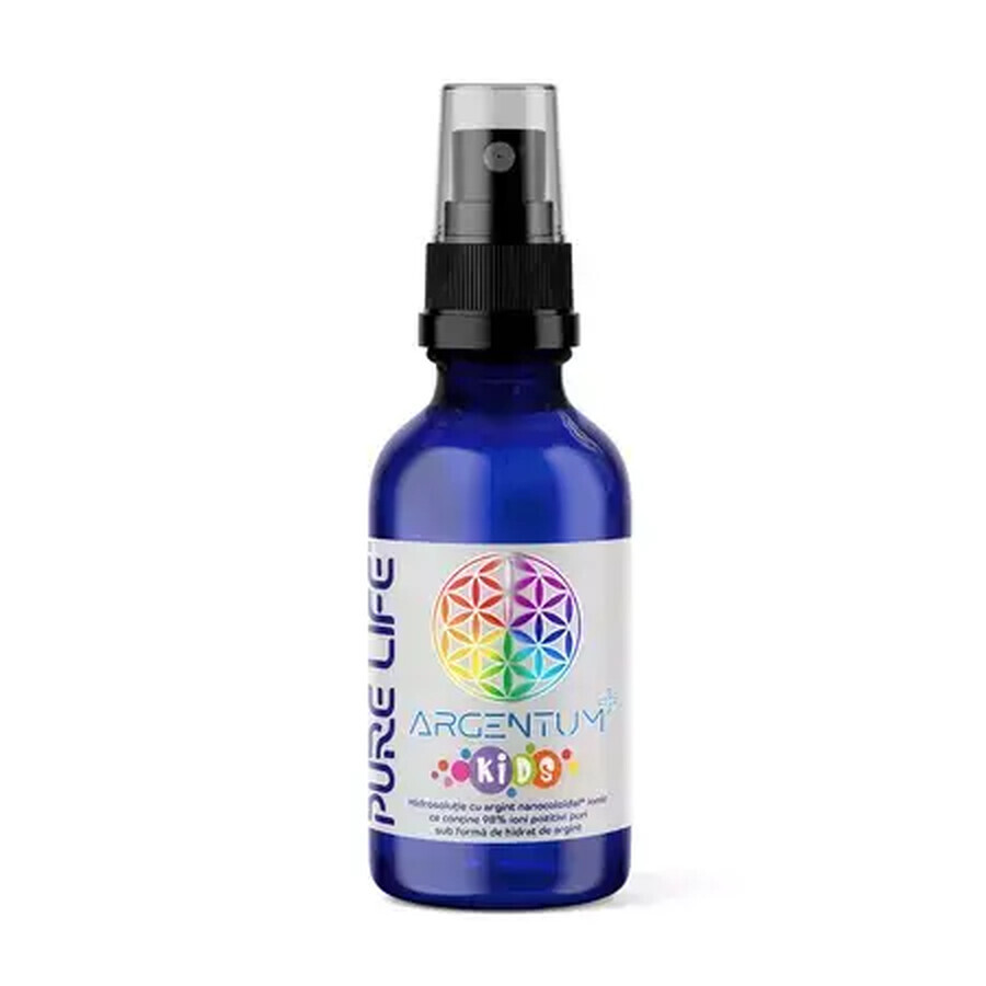 Argentum+ Kids Plata Nano-Coloidal, 60 ml, Pure Life