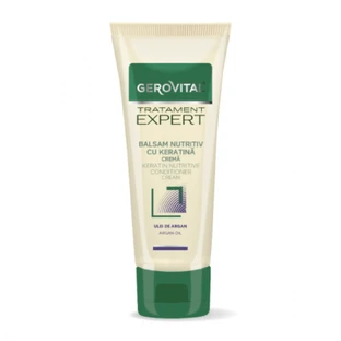 Acondicionador Nutritivo con Crema de Tratamiento Experto en Queratina, 150 ml, Gerovital