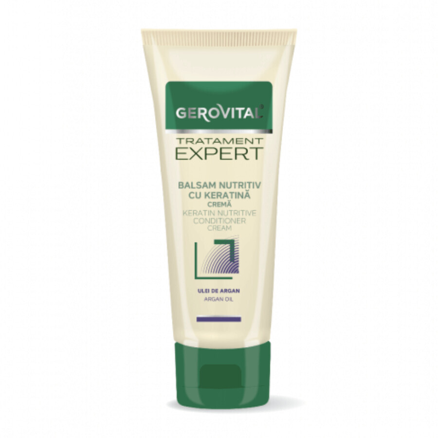 Voedende conditioner met Keratine Expert Behandelingscrème, 150 ml, Gerovital