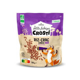 Cereales ecológicos de arroz expandido y chocolate, 350g, Crosti