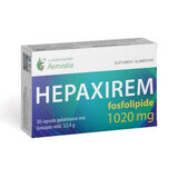 Hepaxirem fosfolípido, 1020 mg, 3 blisters x 10 comprimidos, Remedia