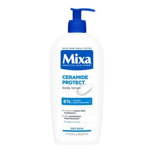 Lozione corpo con 6% Glicerina, Lipidi e Ceramidi per pelli secche, Ceramide Protect, 400 ml, Mixa