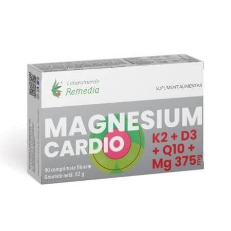 Magnesio Cardio, 40 comprimidos, Remedia