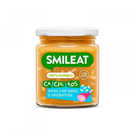 Bio-Reis, Pute und Gemüse, +10 Monate, 230 g, Smileat