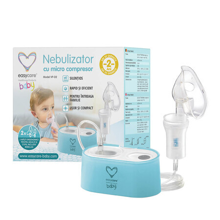 Nebulizzatore con microcompressore modello VP-D2, Easycare Baby