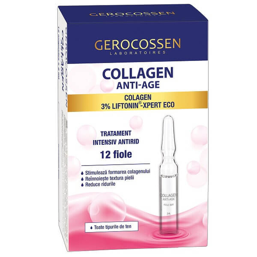 Colaggen Anti-Age siero fiale, 12 fiale x 2 ml, Gerocossen