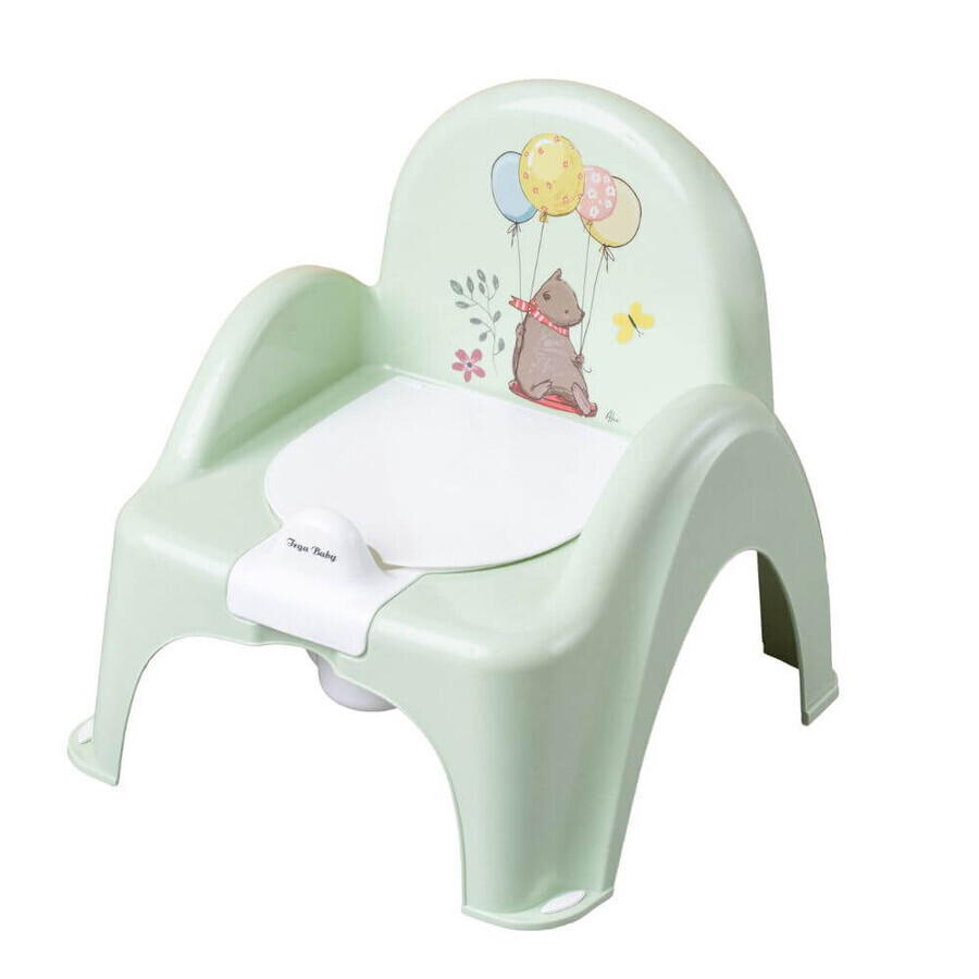 Chaise-pot musicale Forest, verte, Tega Baby