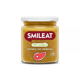 Puré de verduras ecológicas con ternera y aceite de oliva, +6 meses, 230 g, Smileat