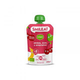 Puré ecológico de cerezas, acai y amaranto, +8 meses, 100 g, Smileat