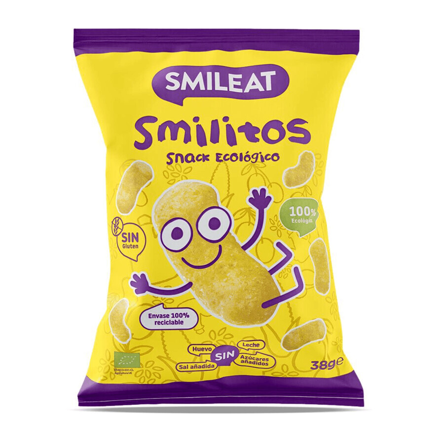 Smilitos Biologische soesjes met olijfolie, +6 maanden, 38 g, Smileat