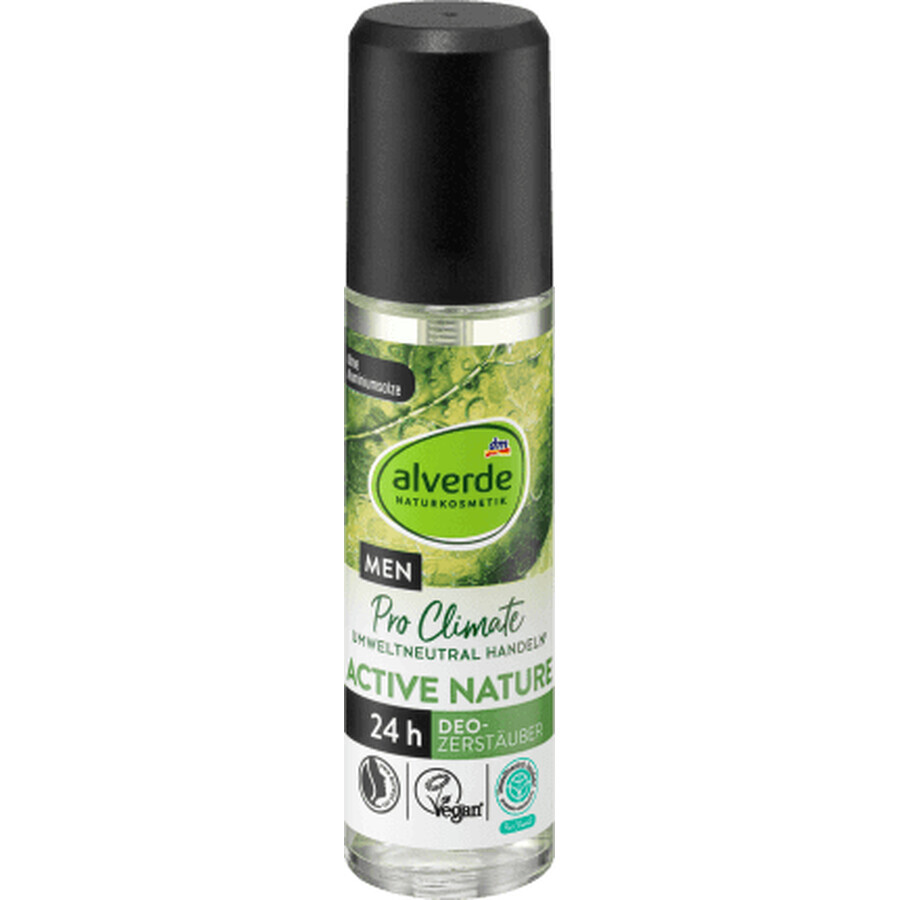 Alverde Naturkosmetik MEN Desodorante natural spray ACTIVE NATURE, 75 ml