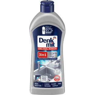 Denkmit Solución 3 en 1 para pulido de acero inoxidable, 300 ml