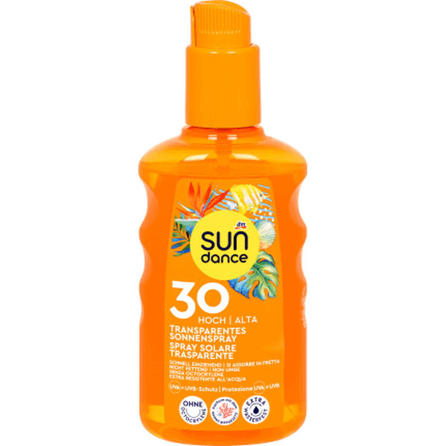 Sundance Crema Solare Spray Trasparente SPF30, 200 ml