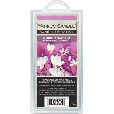 Yankee Candle Cera perfumada magnolia medianoche, 1 ud.