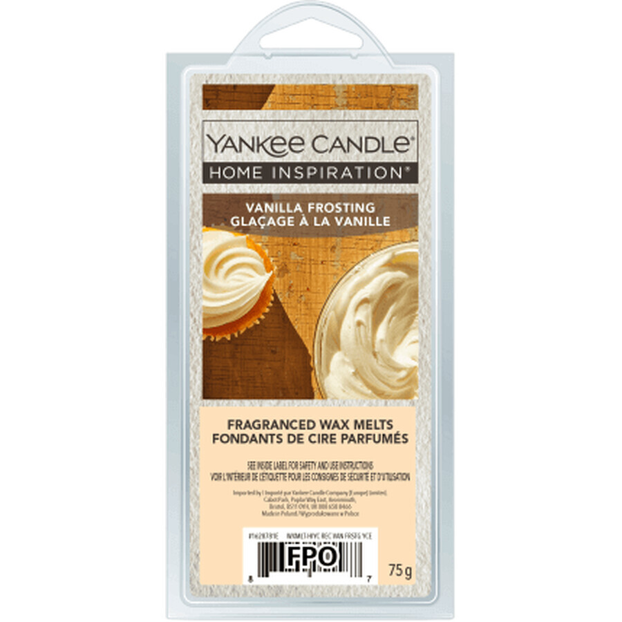 Yankee Candle Escarcha de cera con aroma de vainilla, 1 ud.