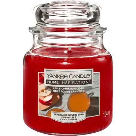 Vela perfumada Yankee Candle manzana y canela, 104 g