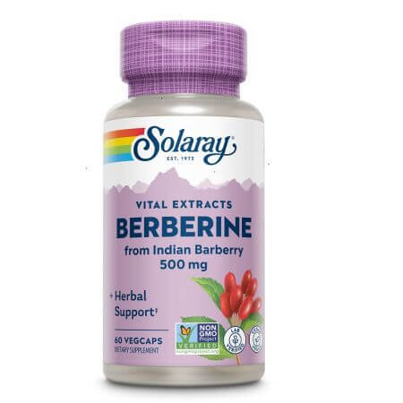 Berberina, 60 cápsulas vegetales, Solaray