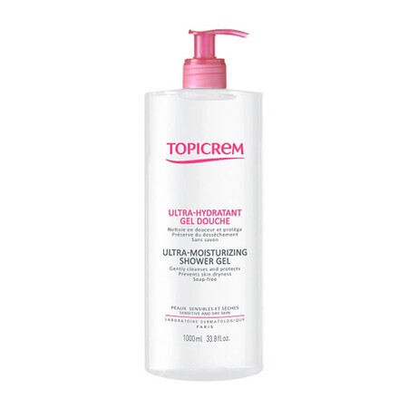 Gel de ducha Topicrem UM, 1000 ml, NIGY