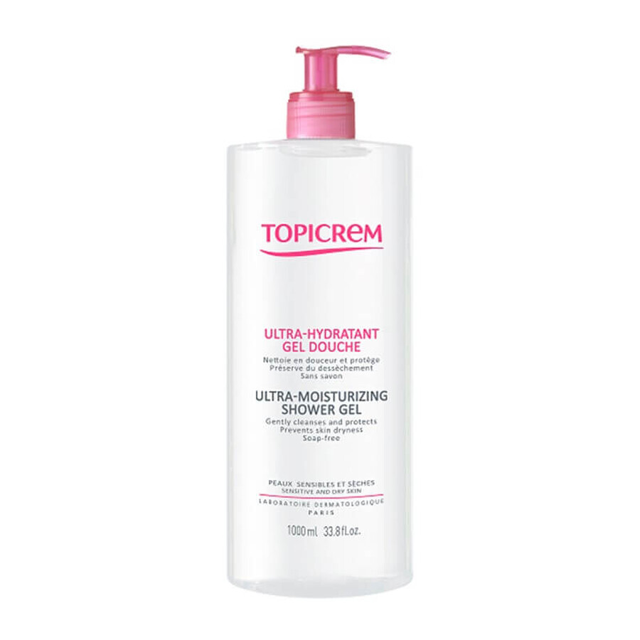 Gel de ducha Topicrem UM, 1000 ml, NIGY