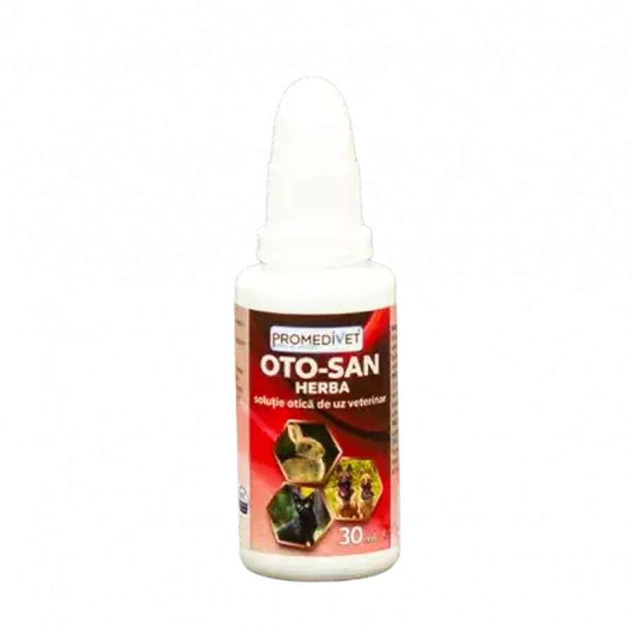 Oto-san Herba solución ótica, 30 ml, Promedivet