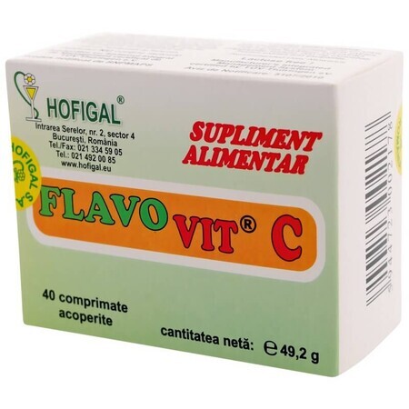 FlavoVit C, 500 mg, 40 comprimidos, Hofigal