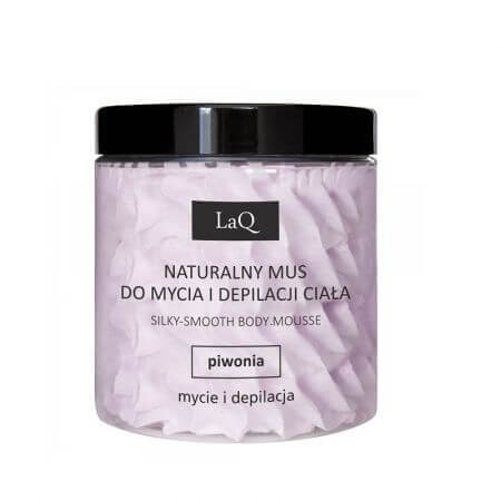 Mousse pour le lavage du corps et l'épilation à la pivoine, 100 g, LaQ