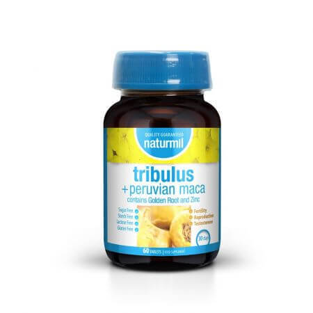 Tribulus + Maca peruana, 60 comprimidos, Naturmil