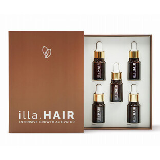 Treatment serum for hair, illa.HAIR, 5 bottles*50 ml, Evoepharm