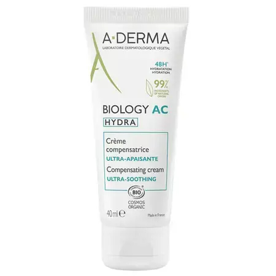 A-Derma Biology AC Hydra Crema pentru fata ultra calmanta, 40 ml